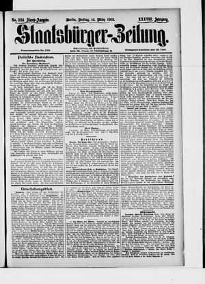 Staatsbürger-Zeitung vom 14.03.1902