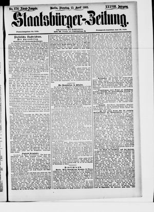 Staatsbürger-Zeitung vom 15.04.1902