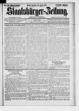 Staatsbürger-Zeitung vom 20.04.1902