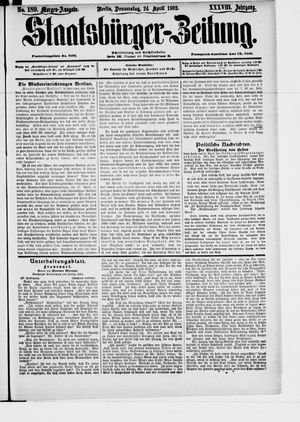 Staatsbürger-Zeitung vom 24.04.1902