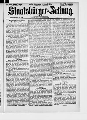 Staatsbürger-Zeitung vom 24.04.1902