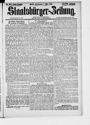 Staatsbürger-Zeitung vom 01.05.1902
