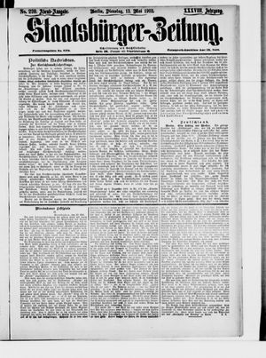 Staatsbürger-Zeitung vom 13.05.1902