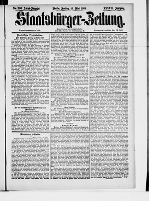 Staatsbürger-Zeitung vom 16.05.1902