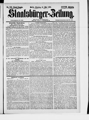 Staatsbürger-Zeitung vom 20.05.1902