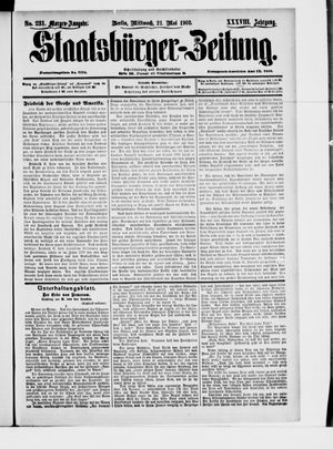 Staatsbürger-Zeitung vom 21.05.1902