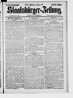 Staatsbürger-Zeitung vom 28.05.1902