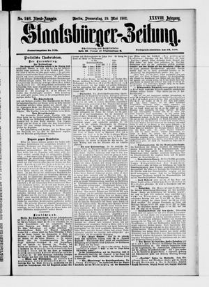 Staatsbürger-Zeitung on May 29, 1902
