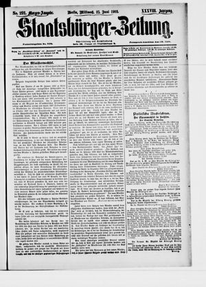 Staatsbürger-Zeitung vom 25.06.1902