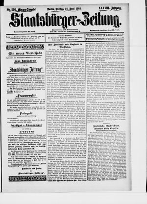 Staatsbürger-Zeitung vom 27.06.1902