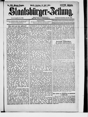 Staatsbürger-Zeitung vom 13.07.1902