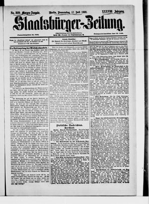 Staatsbürger-Zeitung vom 17.07.1902