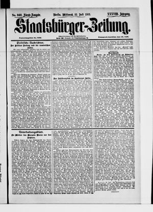 Staatsbürger-Zeitung vom 23.07.1902