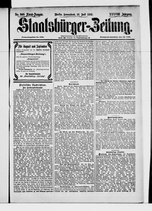 Staatsbürger-Zeitung vom 26.07.1902