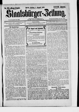 Staatsbürger-Zeitung vom 01.08.1902