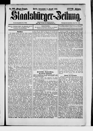 Staatsbürger-Zeitung on Aug 9, 1902