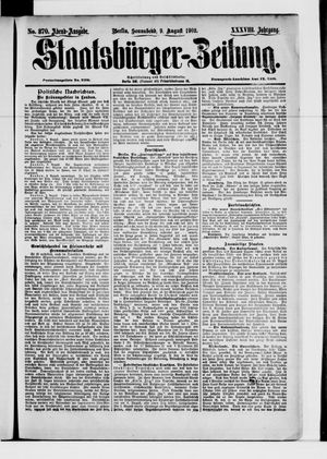 Staatsbürger-Zeitung on Aug 9, 1902