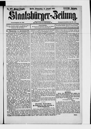 Staatsbürger-Zeitung vom 14.08.1902