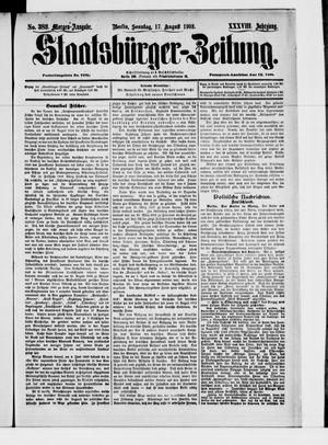 Staatsbürger-Zeitung vom 17.08.1902