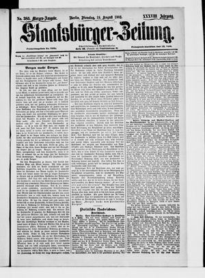 Staatsbürger-Zeitung vom 19.08.1902