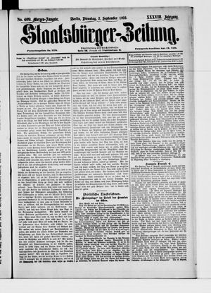 Staatsbürger-Zeitung on Sep 2, 1902