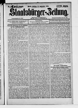 Staatsbürger-Zeitung vom 19.09.1902