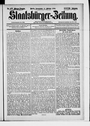 Staatsbürger-Zeitung vom 11.10.1902