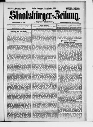 Staatsbürger-Zeitung vom 19.10.1902