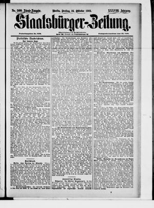 Staatsbürger-Zeitung vom 24.10.1902