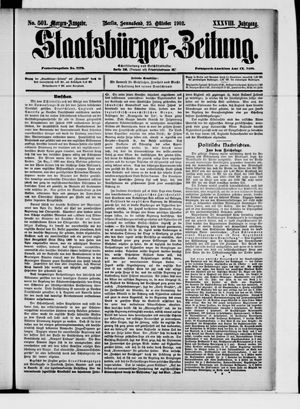 Staatsbürger-Zeitung vom 25.10.1902