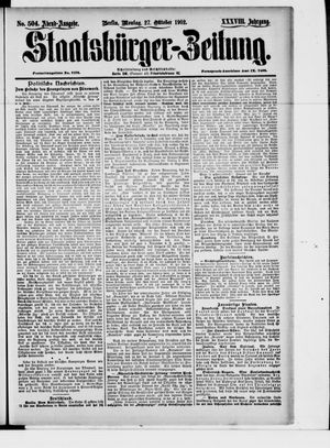 Staatsbürger-Zeitung vom 27.10.1902