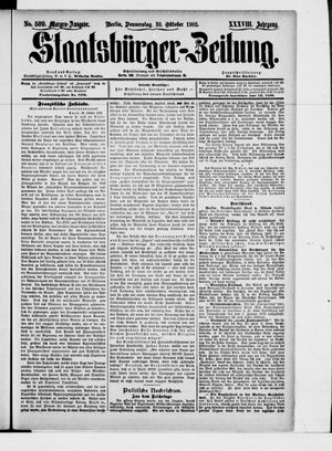 Staatsbürger-Zeitung vom 30.10.1902