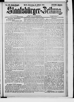 Staatsbürger-Zeitung vom 30.10.1902