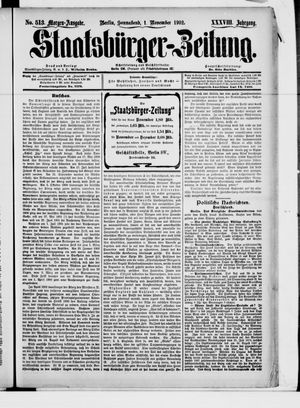Staatsbürger-Zeitung on Nov 1, 1902