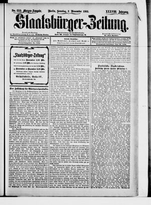 Staatsbürger-Zeitung on Nov 2, 1902