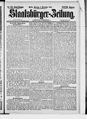 Staatsbürger-Zeitung vom 03.11.1902