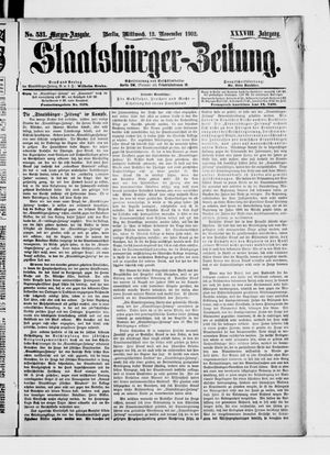Staatsbürger-Zeitung vom 12.11.1902