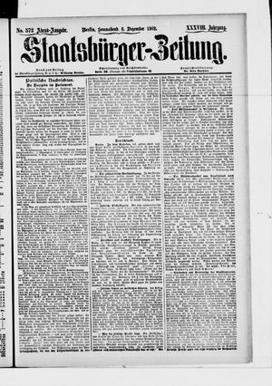Staatsbürger-Zeitung vom 06.12.1902