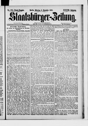 Staatsbürger-Zeitung on Dec 8, 1902