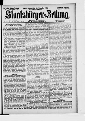 Staatsbürger-Zeitung on Dec 11, 1902