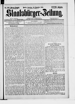 Staatsbürger-Zeitung vom 14.12.1902