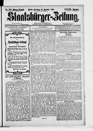 Staatsbürger-Zeitung vom 23.12.1902