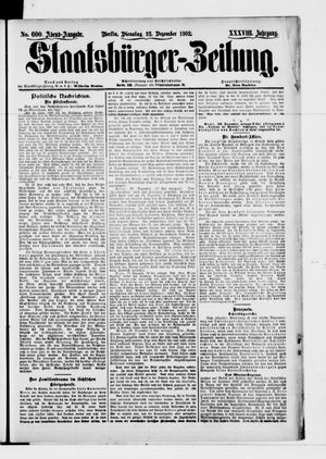 Staatsbürger-Zeitung vom 23.12.1902