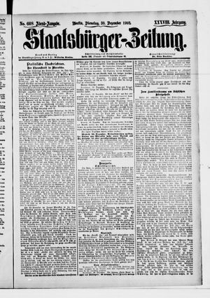 Staatsbürger-Zeitung on Dec 30, 1902