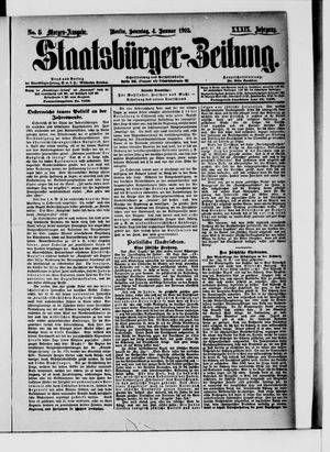 Staatsbürger-Zeitung on Jan 4, 1903