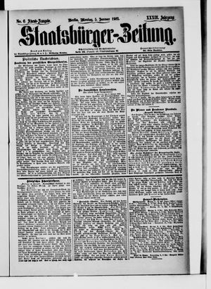 Staatsbürger-Zeitung vom 05.01.1903