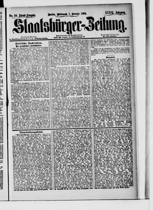 Staatsbürger-Zeitung on Jan 7, 1903