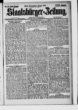 Staatsbürger-Zeitung vom 08.01.1903