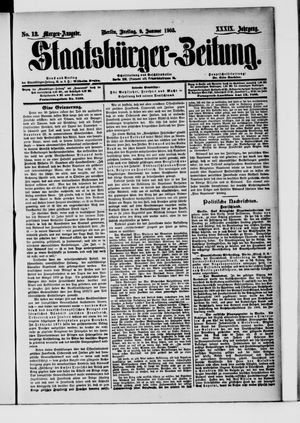 Staatsbürger-Zeitung on Jan 9, 1903