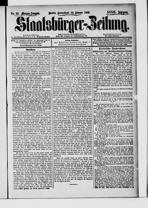 Staatsbürger-Zeitung vom 10.01.1903